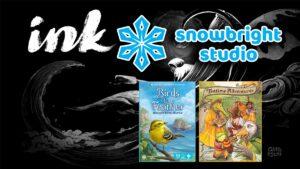 Featured Image for Snow Bright Studio showing several of their games and logo